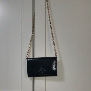 TORY BURCH Black Patent Leather Crossbody